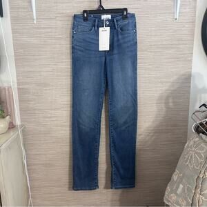 DU/ER No Sweat Denim High Rise Slim Straight jeans women's size 26/31 NWT